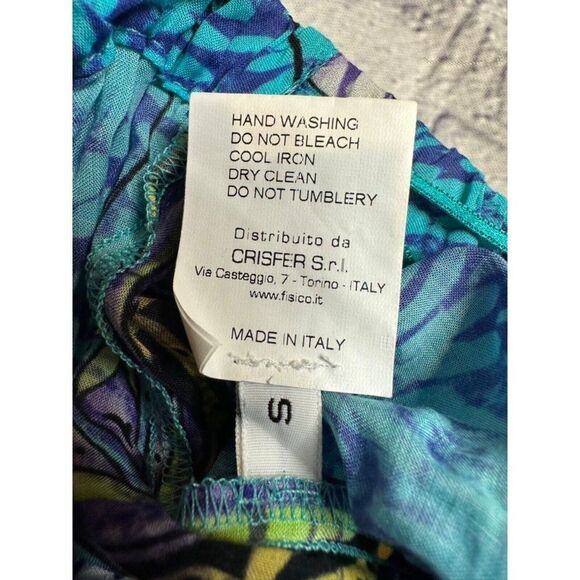 Fisico Cristina Ferrari Wide Leg Strapless Jumpsuit Made in Italy Small - Picture 6 of 9